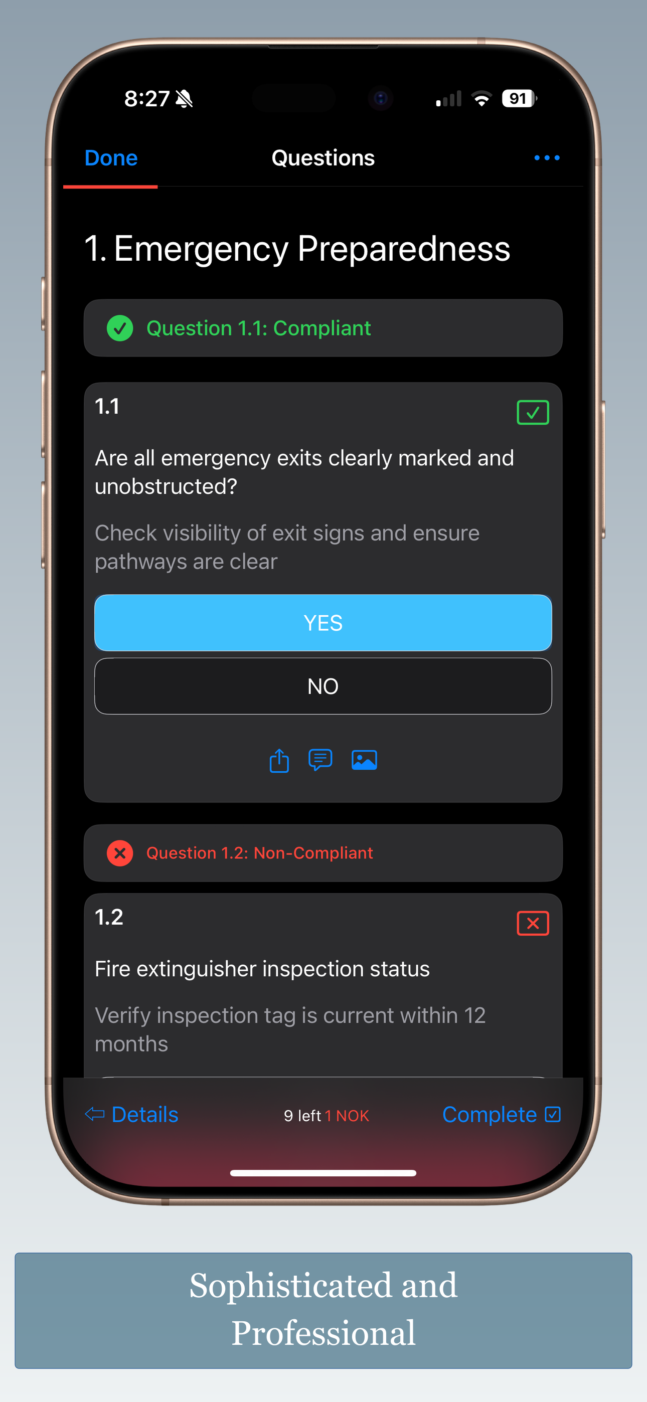 Elegant template preview
